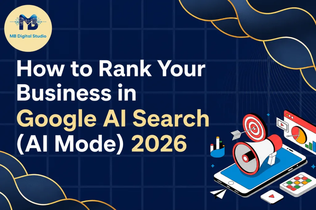 How to Rank Your Business in Google AI Search (AI Mode) in 2026 infographic