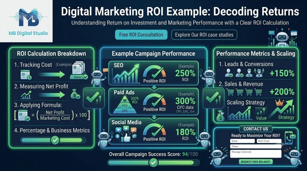 Digital Marketing ROI Example
