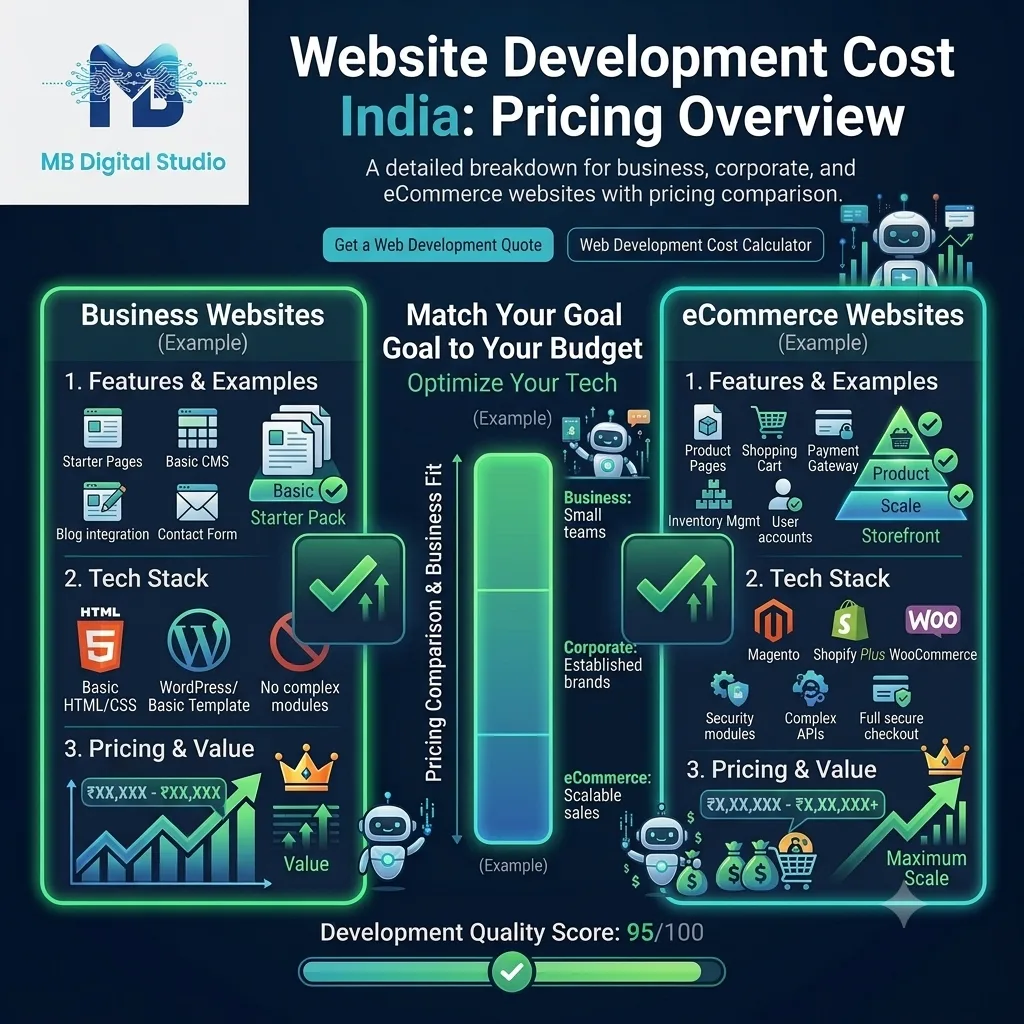Website Development Cost India